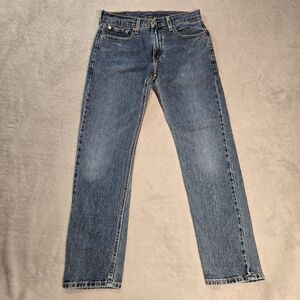 Levi’s 502 Taper Fit Jeans W29 L30 Medium Wash Classic Denim Blue Pants